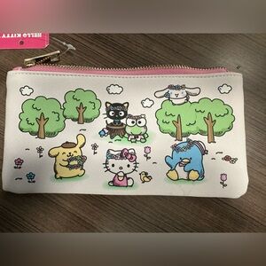 Hello Kitty and Friends pencil pouch nwt